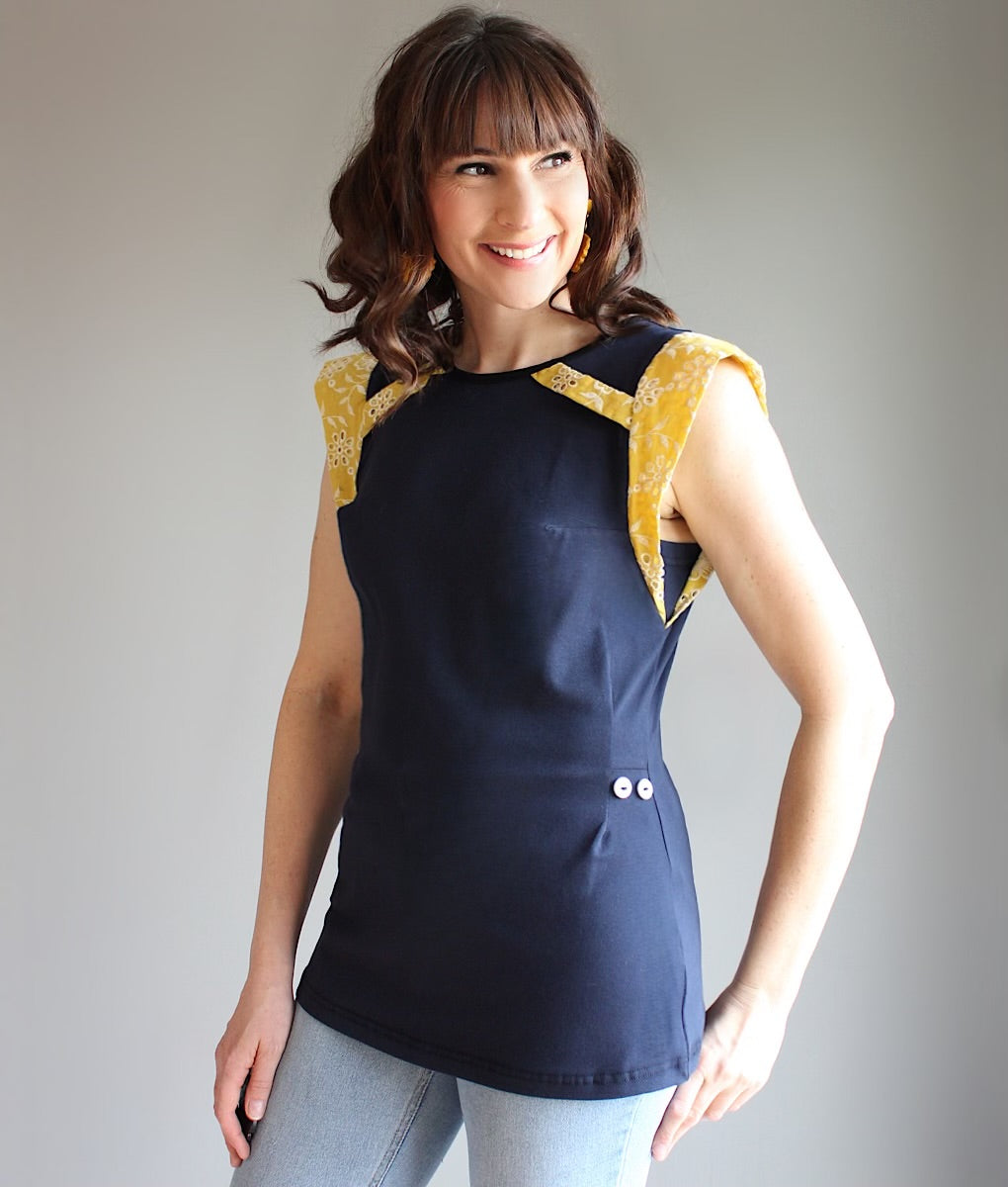 Chamomile tunic top